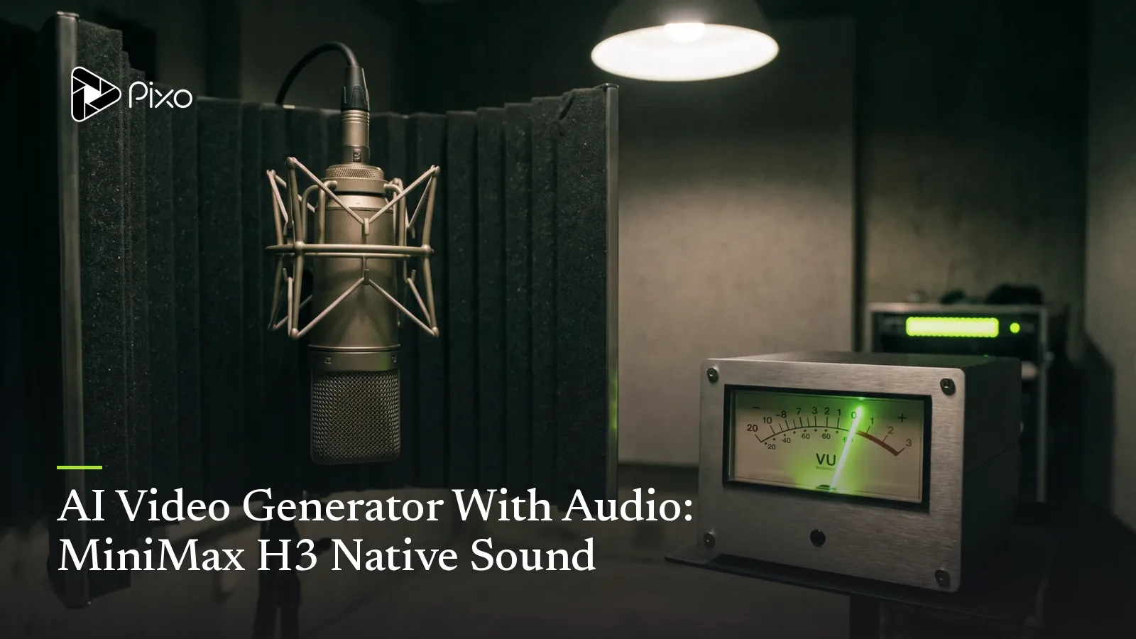 AI Video Generator With Audio: MiniMax H3 Native Sound | Pixo