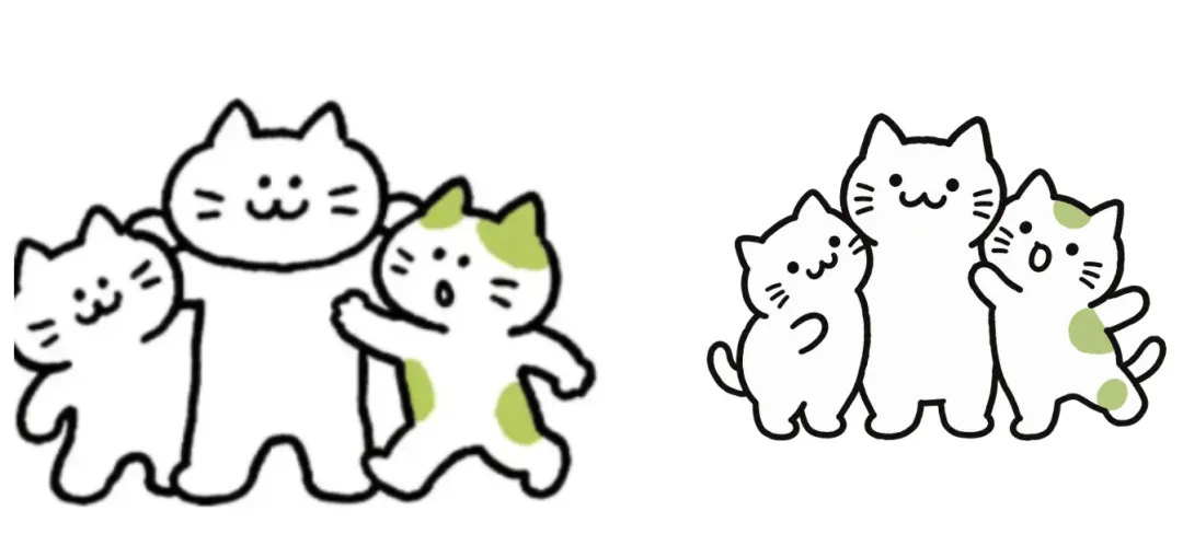 Side-by-side cat-logo concepts from GPT Image 2 and GPT Image 2.5