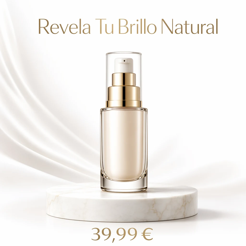 Та же реклама ухода — испанская версия с заголовком «Revela Tu Brillo Natural»