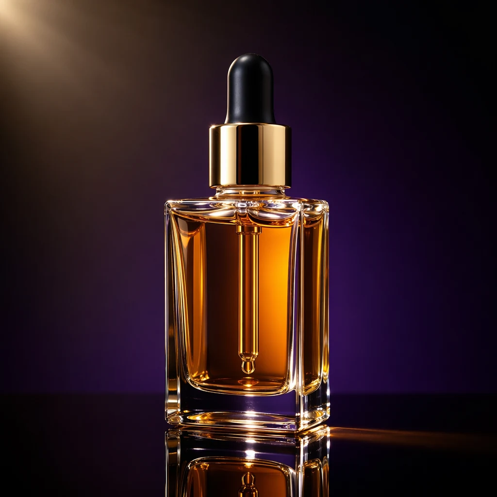 GPT-Image-2 output for the high-end skincare product — clean and refined, but lacking Nano Banana 2's HDR punch