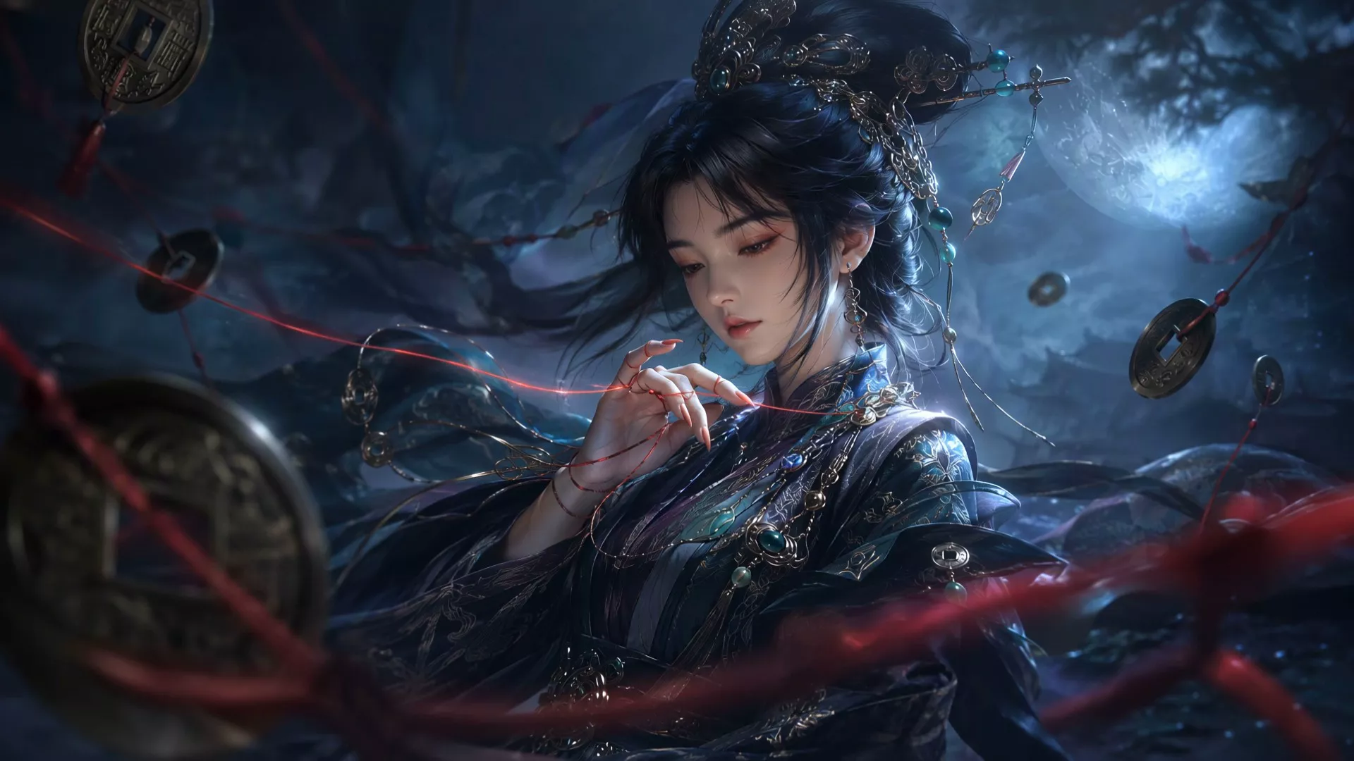 Stylized fantasy character shown as an official Kling 4 multimodal demonstration